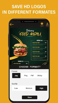 Menu Maker android App screenshot 0